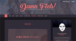Desktop Screenshot of damn-feels.com